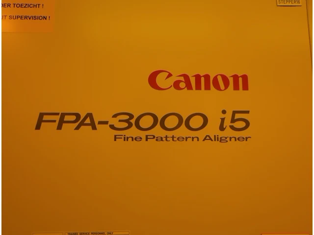 Canon fpa 3000 i5 - 150mm i-line stepper - afbeelding 13 van  28