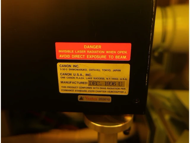 Canon fpa 3000 i5 - 150mm i-line stepper - afbeelding 17 van  28