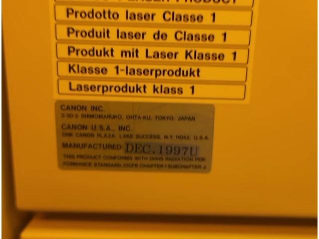 Canon fpa 3000 i5 - 150mm i-line stepper - afbeelding 20 van  28