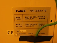 Canon fpa 3000 i5 - 150mm i-line stepper - afbeelding 27 van  28