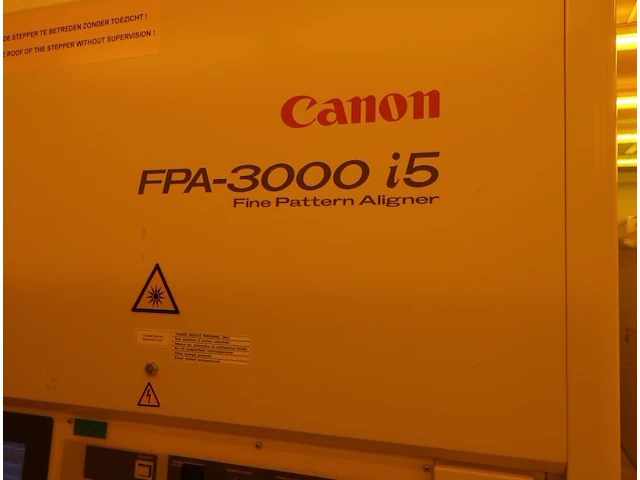 Canon fpa 3000 i5 - 150mm i-line stepper - afbeelding 14 van  19