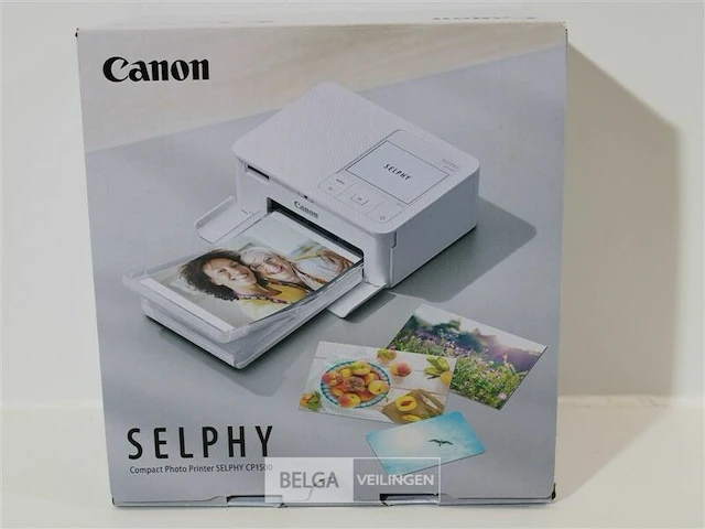 Canon selphy cp1500 black photo printer - afbeelding 4 van  4