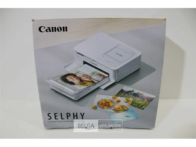 Canon selphy cp1500 black photo printer - afbeelding 4 van  4