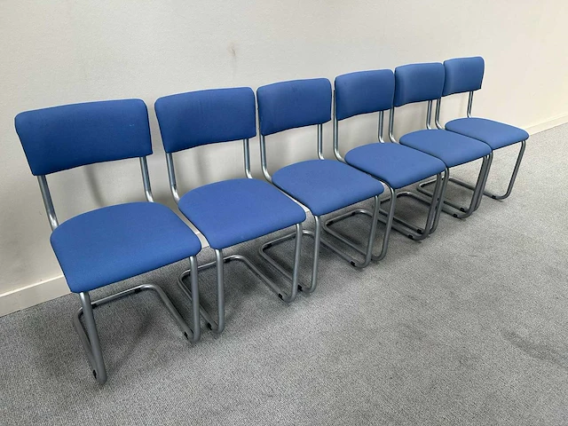 Cantilever - bezoekersstoel - kantinestoelen (6x) - afbeelding 2 van  5