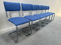 Cantilever - bezoekersstoel - kantinestoelen (6x) - afbeelding 3 van  5