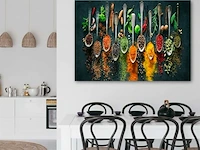 Canvas schilderij - kruidenmelange 120x80 cm. - afbeelding 1 van  3
