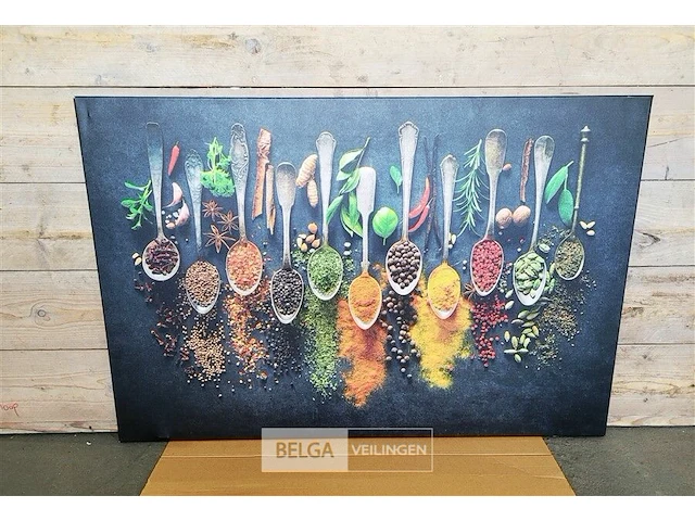 Canvas schilderij - kruidenmelange 120x80 cm. - afbeelding 3 van  3