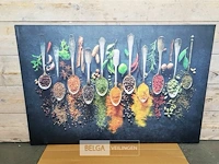 Canvas schilderij - kruidenmelange 120x80 cm. - afbeelding 3 van  3