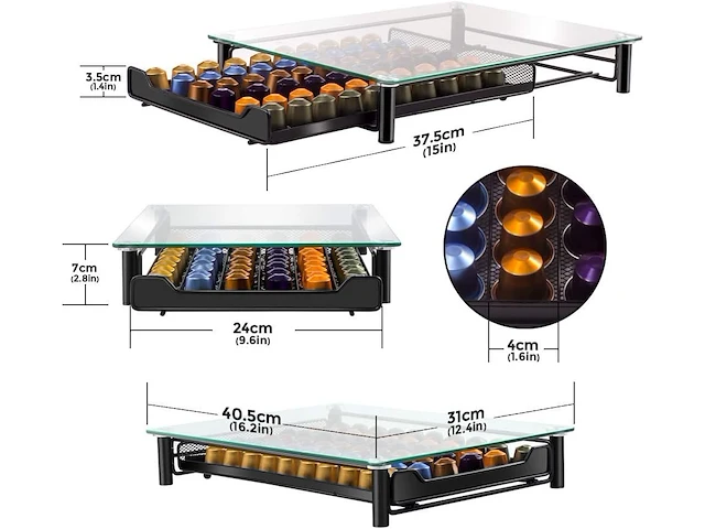 Capsule houder voor koffiecups - afbeelding 3 van  4