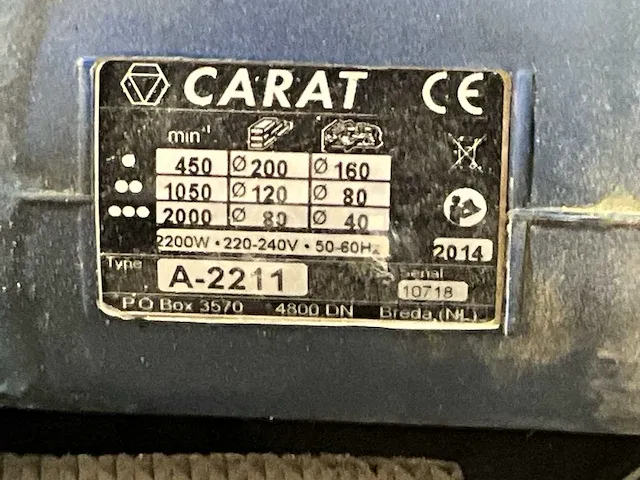 Carat a-2211 kernboormachine - afbeelding 2 van  4