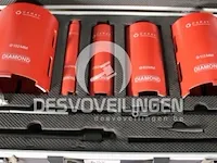 Carat hteset0000 cdce brilliant diamantdroogboorset - 32 / 52 / 82 / 112 / 132 mm - afbeelding 1 van  3