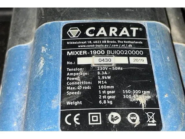 Carat mixer - afbeelding 3 van  3