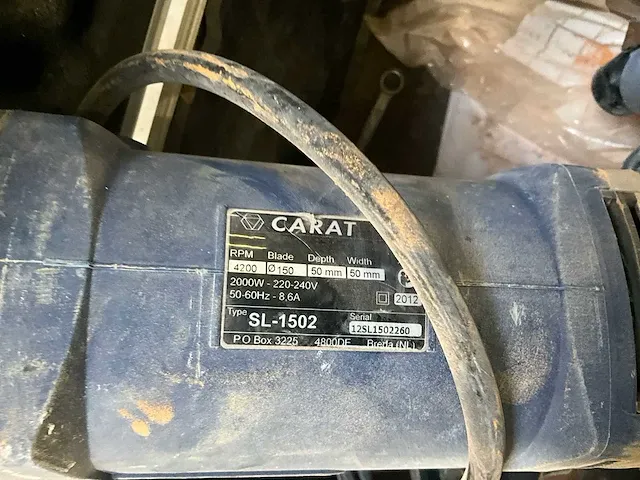 Carat sl-1502 sleuvenslijpmachine - afbeelding 3 van  3