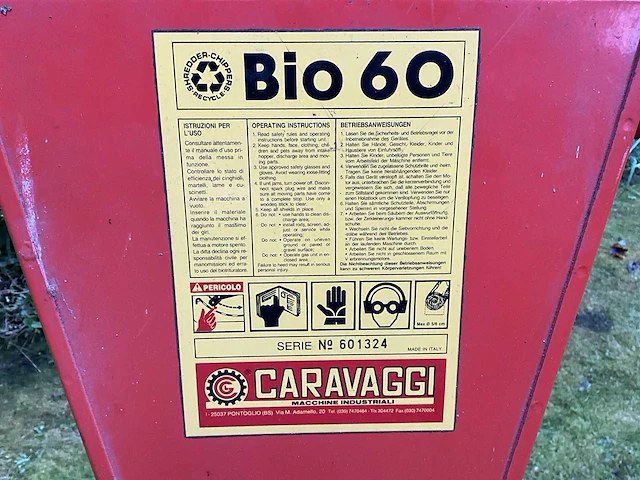 Caravaggi bio 60 hakselaar - afbeelding 6 van  6