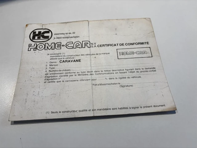 Caravan home- car, 1986 - afbeelding 9 van  18
