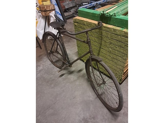 Cardan fiets bj 1910 merk fn samen met amaille plaat fn - afbeelding 1 van  9