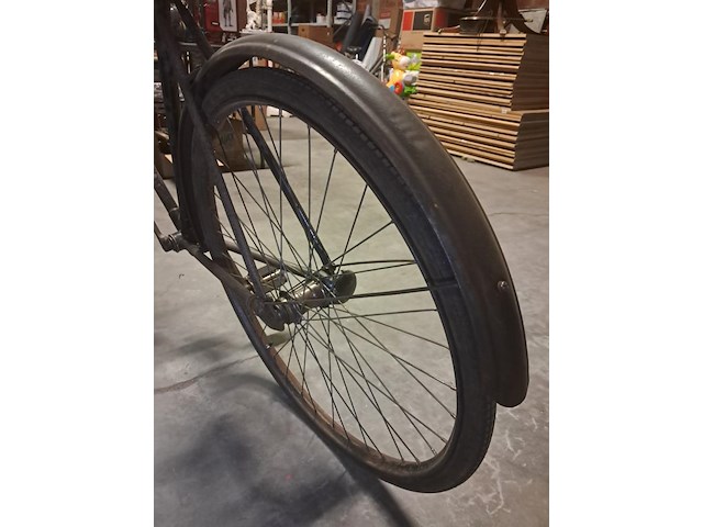 Cardan fiets bj 1910 merk fn samen met amaille plaat fn - afbeelding 6 van  9