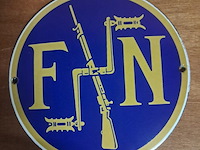 Cardan fiets bj 1910 merk fn samen met amaille plaat fn - afbeelding 8 van  9