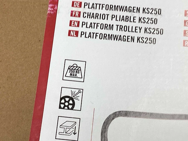 Cargopoint plateauwagen, 250 kg - afbeelding 4 van  4