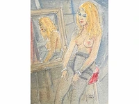 Carl heinz stricker cardos - aquarel - afbeelding 2 van  7