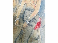 Carl heinz stricker cardos - aquarel - afbeelding 4 van  7