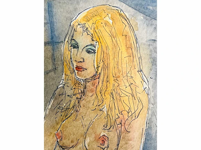 Carl heinz stricker cardos - aquarel - afbeelding 6 van  7