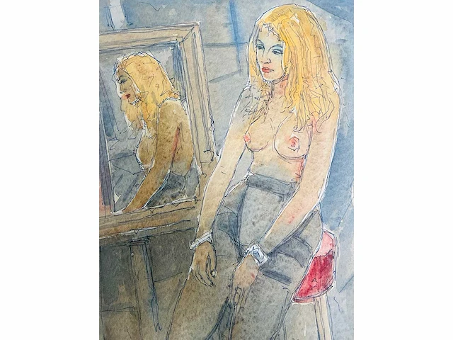 Carl heinz stricker cardos - aquarel - afbeelding 7 van  7