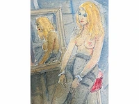 Carl heinz stricker cardos - aquarel - afbeelding 7 van  7