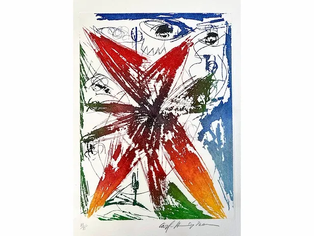 Carl henning pedersen (kopenhagen 1913-2007) - afbeelding 2 van  5