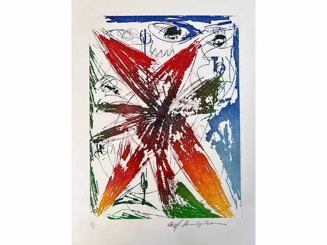 Carl henning pedersen (kopenhagen 1913-2007) - afbeelding 5 van  5