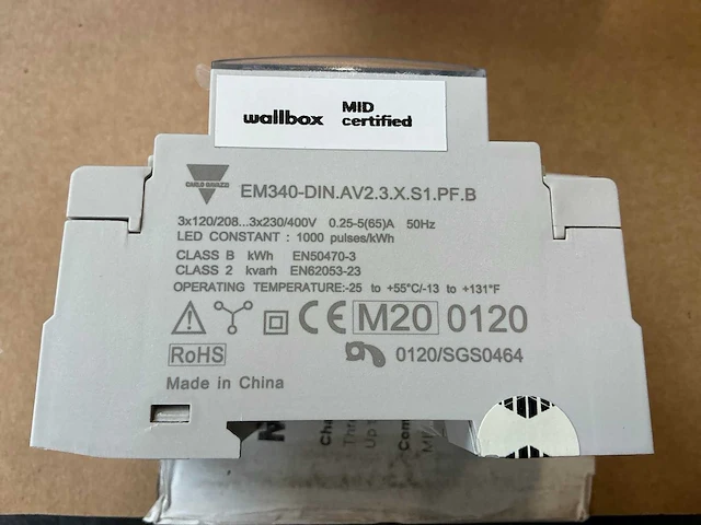 Carlo gavazzi em340 energiemeter (2x) - afbeelding 7 van  9