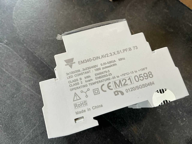 Carlo gavazzi em340 energiemeter (2x) - afbeelding 5 van  6