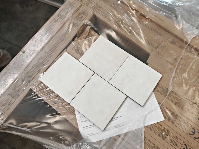 Carmen contemporary coconut milk mat wandtegel 15x15 cm 28,36 m² - afbeelding 3 van  7