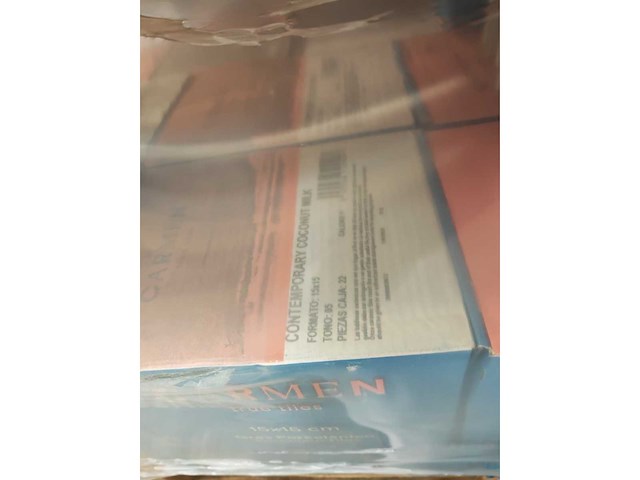 Carmen contemporary coconut milk mat wandtegel 15x15 cm 28,36 m² - afbeelding 7 van  7