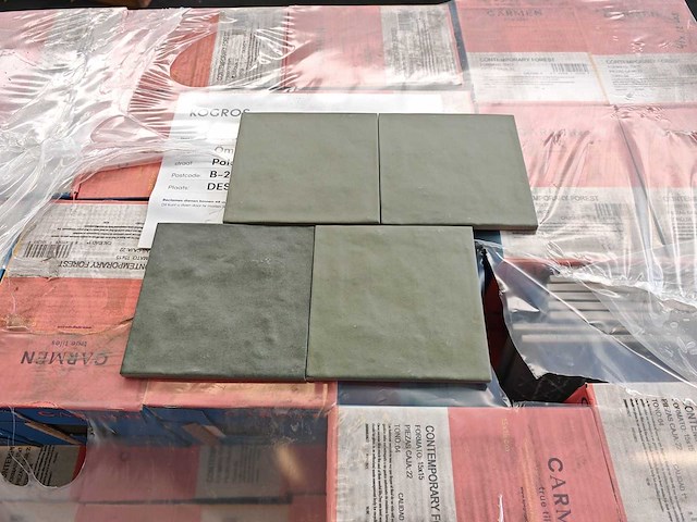 Carmen contemporary forest mat wandtegel 15x15 cm 20,77 m² - afbeelding 2 van  7