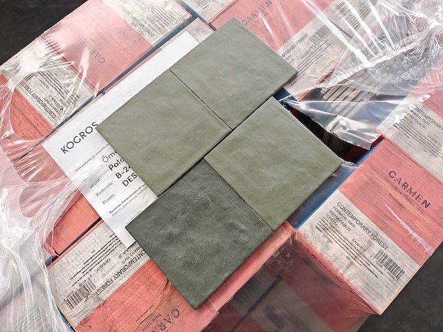 Carmen contemporary forest mat wandtegel 15x15 cm 20,77 m² - afbeelding 3 van  7