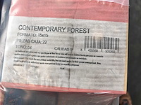 Carmen contemporary forest mat wandtegel 15x15 cm 20,77 m² - afbeelding 6 van  7