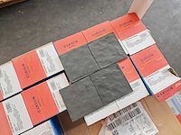 Carmen contemporary obsidian mat wandtegel 15x15 cm 44,55 m² - afbeelding 3 van  7