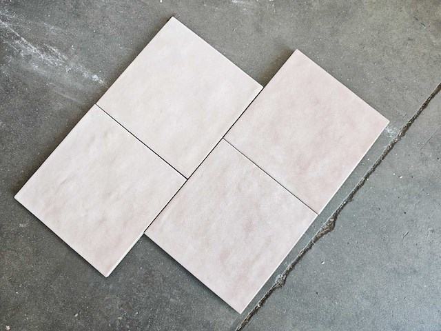 Carmen contemporary rose quartz mat wandtegel 15x15 cm 25,74 m² - afbeelding 3 van  7