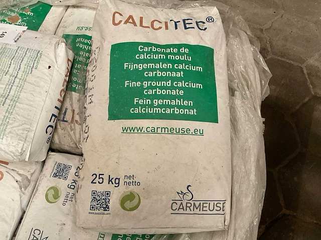 Carmeuse calcitec zakken fijngemalen calcium (21x) - afbeelding 1 van  4