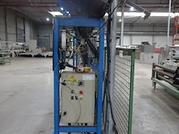 Carpet roll conveyor with automatic eject into trolley - afbeelding 5 van  5