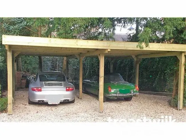 Carport 6x10x2,6 2 auto’s - afbeelding 1 van  1