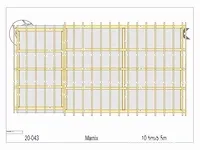 Carport douglas 10,5x5,5 - afbeelding 2 van  20
