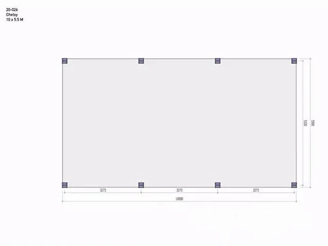 Carport douglas 10x5,5 - afbeelding 6 van  22
