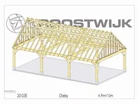 Carport douglas 10x5,5 - afbeelding 18 van  22