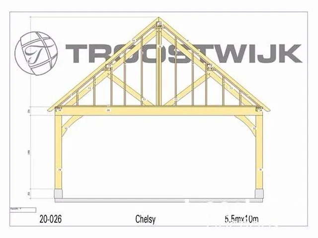 Carport douglas 10x5,5 - afbeelding 21 van  22
