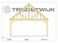 Carport douglas 10x5,5 - afbeelding 22 van  22