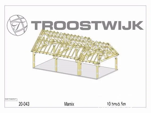 Carport fijnspar 10,5x5,5 - afbeelding 19 van  22