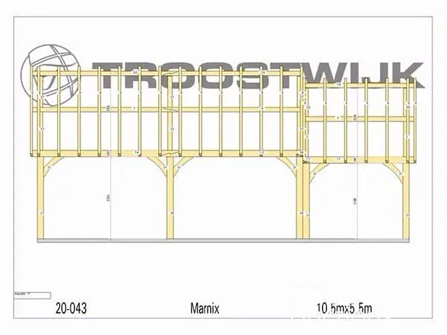 Carport fijnspar 10,5x5,5 - afbeelding 22 van  22