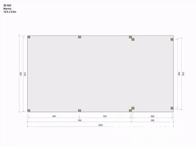 Carport fijnspar 10,5x5,5 - afbeelding 4 van  22